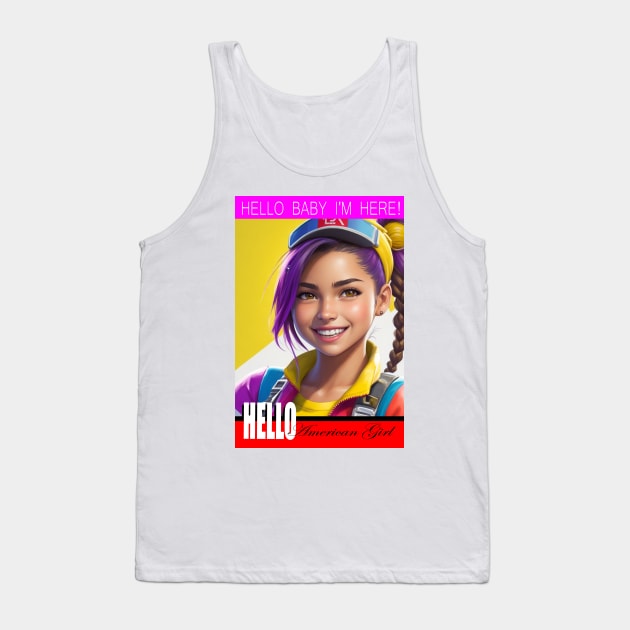 HELLO BABY I'M HERE Tank Top by DYTHOX